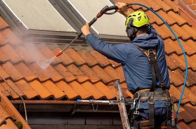 Démoussage et hydrofuge de toiture à Balacet